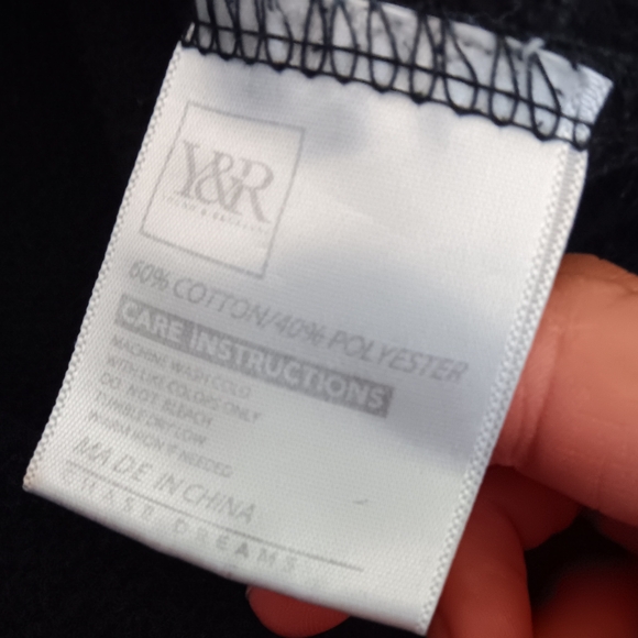 Young & Reckless ~ Tropical Floral Graphic Black Crewneck Sweatshirt Unisex M - Picture 9 of 10